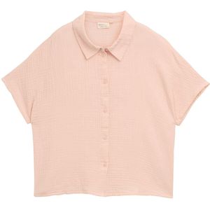 Tom Tailor - Damesblouse - Effen - Boxy Fit - Kentkraag - Katoen