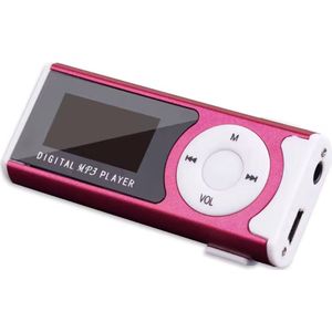 CHPN - MP3-speler - Muziekspeler - Recorder - Met zaklamp - Excl SD kaart (max 32GB) - Roze - Onderweg muziek luisteren - MP3 player