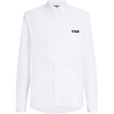 KARL LAGERFELD - Poplin T-shirt - Wit - 100% Katoen