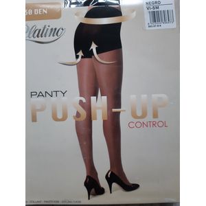 Platino push-up control panty 30 den maat 38/40 zwart