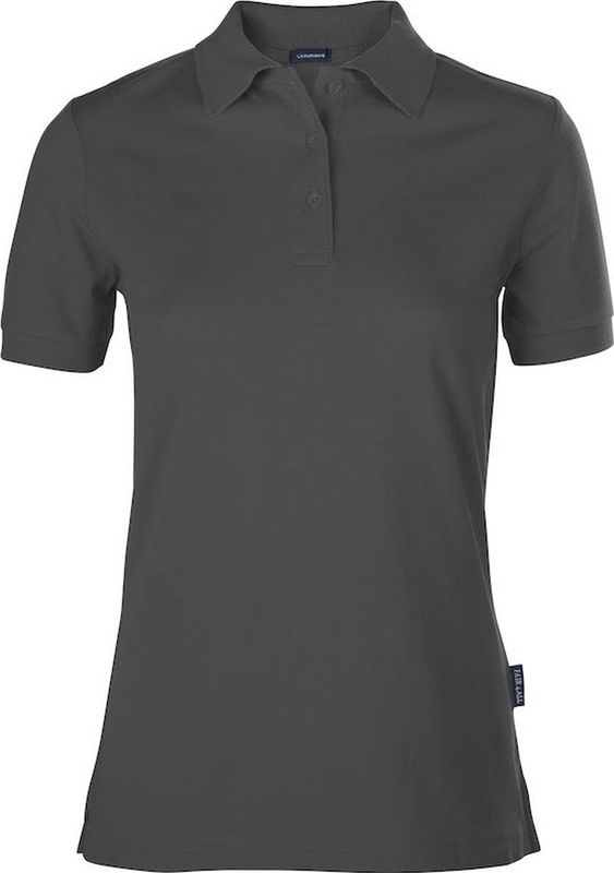 Women's 'Luxury Stretch' Polo met korte mouwen Dark Grey