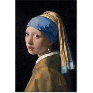 Graphic Message - Print op Dibond Aluminium - Meisje met de Parel - Vermeer - Reproductie - Kunst