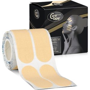 CureTape® Beauty Pre-cut - 60 strips van 2 cm x 7 cm - Face Taping - Beauty Tape - Face Tape - Gezichtsverzorging - Anti Aging - Collageen