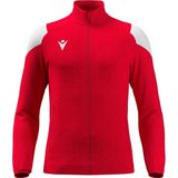 Macron Glory Vanir Top Full Zip Kinderen - Rood / Wit | Maat: 7-8 Y