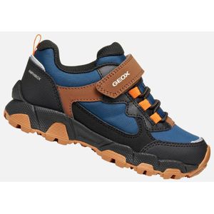 GEOX MAGNETAR ABX TIENERS Sneakers - MARINEBLAUW/BRUIN - Maat 27