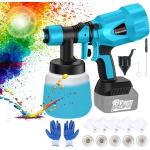 Verfspuit - Verfspuiten Electrisch - Verfpistool - Licht Blauw