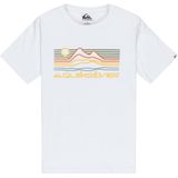 Quiksilver - Ev Light Waves - T-shirt - Wit - Korte Mouwen - 100% Katoen