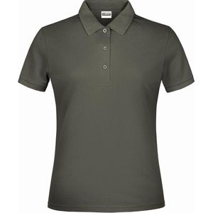 James And Nicholson Dames/dames Basic Polo Shirt (Donkergrijs)