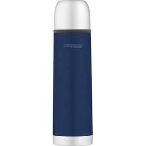 Thermos soft touch thermosfles - 0,5 liter - Blauw