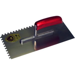 Schwan CP 204011 - Plâtresse dentelée 280 x 130 / 10 x 10 mm / ZG22 avec manche bois - acier