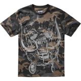 Brandit Motorhead - Warpig Print darkcamo Heren T-shirt - L - Donkergroen
