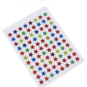 Akyol - Stickerboek - Stickers kinderen - Stickervellen - Stickers sterren - Sterren stickers - Knutselen - Stickers kerst - Stickers peuters - 10 vellen x 35 stickers