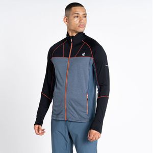 De Dare 2B Reformed Ii Core Stretch Fleece Met Volledige Rits - Heren - Sneldrogend - Stretch -Blauw