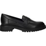 Tamaris - Loafer - Zwart - Leer - Gevoerd met Zacht Textiel
