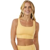 Rip Curl Mirage Ultimate Scoop Neck Cro Bikinitop Geel XL Vrouw
