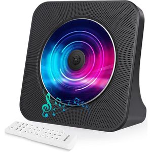 Draagbare CD-speler met Bluetooth-zender en radio - luidsprekers - timer - AUX/USB-poort - LCD-scherm - afstandsbediening - Kpop muziek cd-albums