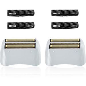 2-pack professionele scheermesjes en scheermesjes Geschikt voor Andis nr. 17150/17155/17200 scheerapparaat ProFoil Lithium vervangend ""goud