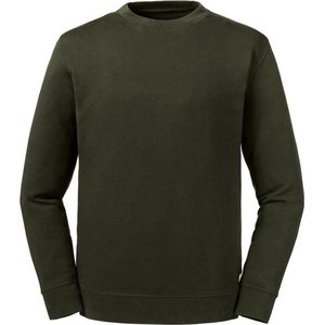 Russell Unisex Volwassenen Pure Organic Reversible Sweatshirt (Donkere Olijf)