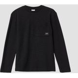 s.Oliver - T-Shirt - Katoenblend - Met Borstzak