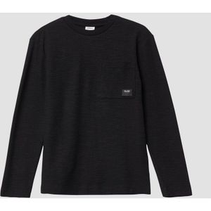 s.Oliver - T-Shirt - Katoenblend - Met Borstzak