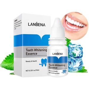 LANBENA Teeth Whitening Essentie 10ml - Tanden Whitening Vloeistof Professionele Makkelijk Witte Tanden Whitening Essentie