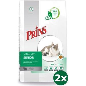 Prins cat vital care senior kattenvoer 2x 1,5 kg