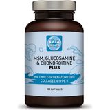 MSMGC Plus - 180 Capsules - Krachtige formule met MSM, Glucosamine en Chondroïtine - Kala Health