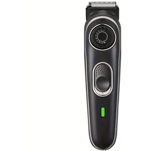 Miguan Tondeuse - Ingebouwde Clipper met 20standen 0,5mm tot 10mm - Usb Oplaadbare Scheerapparaat voor Gezichtshaar, Hoofdhaar en Lichaamshaar - Perfecte Lichaamshaar Verzorging - Batterij Indicator - Kleur: Zwart