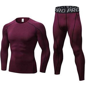 Thermisch ondergoed voor heren, lange mouwen en onderbroek voor buitenactiviteiten