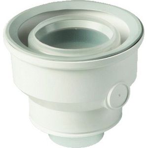 Ubbink UbiFit verloop (Push-Fit) spie/mof 60/100-80/125mm concentrisch wit 0227400