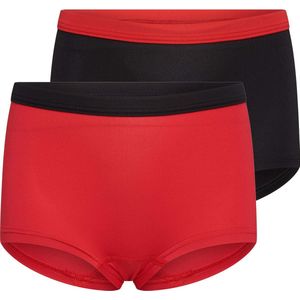 Beeren 2-Pck Mix&Match M. Boxer Mix Rood/Zwart 134/140