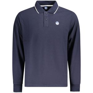 North Sails - Polo Lange Mouw - Blauw - Katoen - Heren