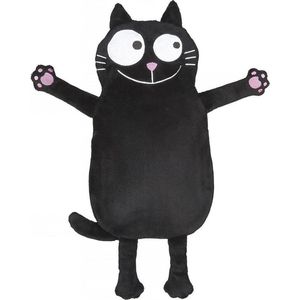 Warmwaterkruik Ed the Cat | zachte coating in kattendesign - 15 liter