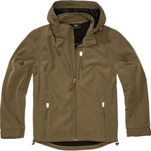 Brandit - Softshell Hurricane Jacket - Olijfgroen - Softshelljack - 3000 mm Waterkolom
