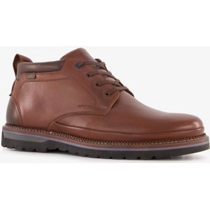 Hush Puppies leren heren veterschoenen cognac - Maat 40 - Uitneembare zool