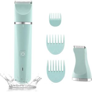 Elektrische Trimmer voor Dames - Scheerapparaat voor Lichaam, Bikini en Benen - IPX7 Waterdicht met Keramische Messen