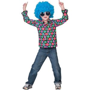 disco - hippy shirt. Carnaval - foute party - themafeest M164