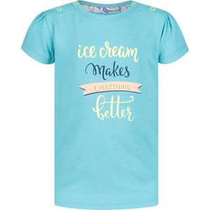 4PRESIDENT T-shirt meisjes - Turquoise - Maat 80 - Meiden shirt