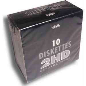 10x Diskette 2HD Geformatteerd - HEMA - Floppy Disks