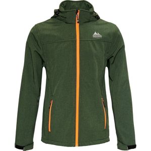 Nordberg Mats - Softshell Outdoor Zomerjas Heren - Groen Melange - Maat XXL