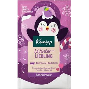 Winter Badzout - Kneipp Winter-Liebling Badzout | 1x 60g - Pruim & Babassu - Winter Badkristallen - Kerst Badzout