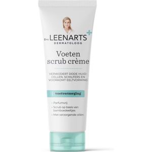 Dr. Leenarts Voeten scrub crème 100ml parfumvrij - voetencreme voor zeer droge voeten - voetencreme - voetscrub - eeltcreme - eeltverwijderaars