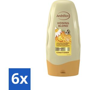 Andrélon - Honing Blond - Conditioner - 250 ml - Voordeelverpakking - 6 stuks