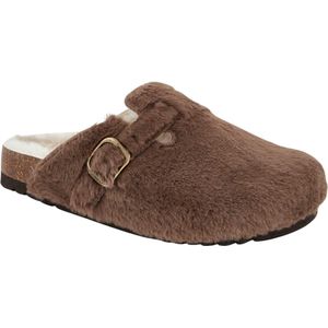 Scholl - Taupe Fae New F Pantoffels - Beige - Gezondheidsslippers