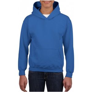 Kobalt blauwe capuchon sweater voor jongens S (116-128)