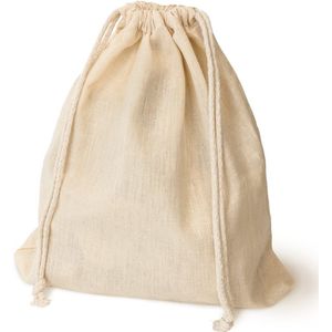 Grote Ecru Katoenen Zak 37x41 cm - Duurzaam & Milieuvriendelijk