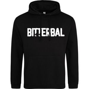 BITTERBAL Hoodie | Sweater | Capuchon | Trui | Hooded | Print | Zwart | Maat 4XL
