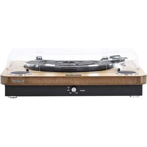 Bluetooth Houten Draaitafel met Ingebouwde Luidsprekers en USB