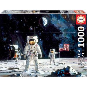 Legpuzzel - Eerste mens op de maan - Robert McCal - 1000 stukjes- Educa Puzzel