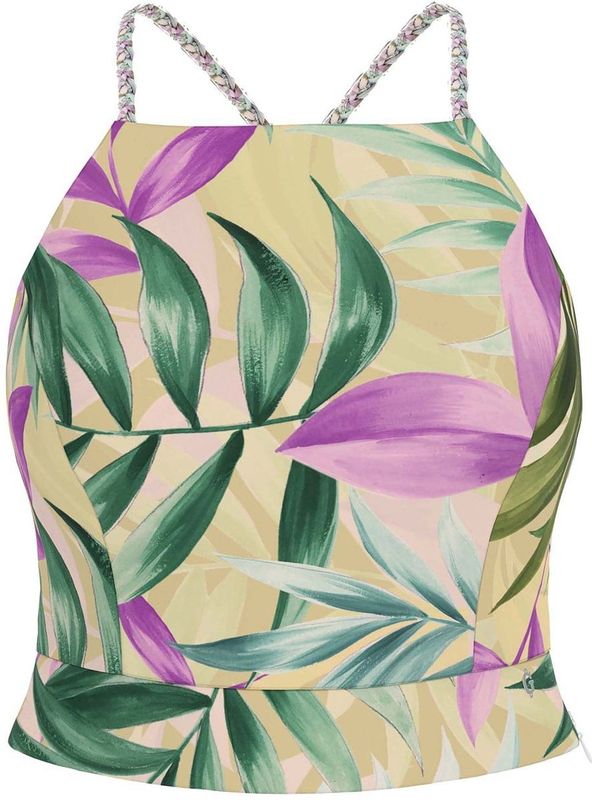 Guess - Sl Gaelle - Crop Top - Tropical Escape Print - Vrouwen